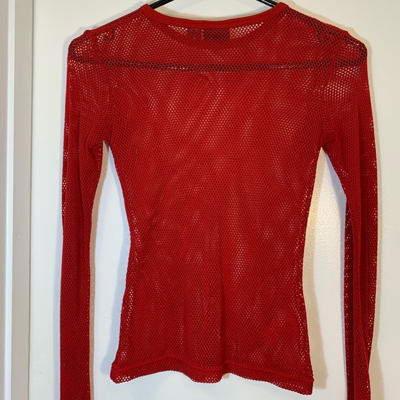 SPY•C Red Mesh Top - Picture 5 of 5